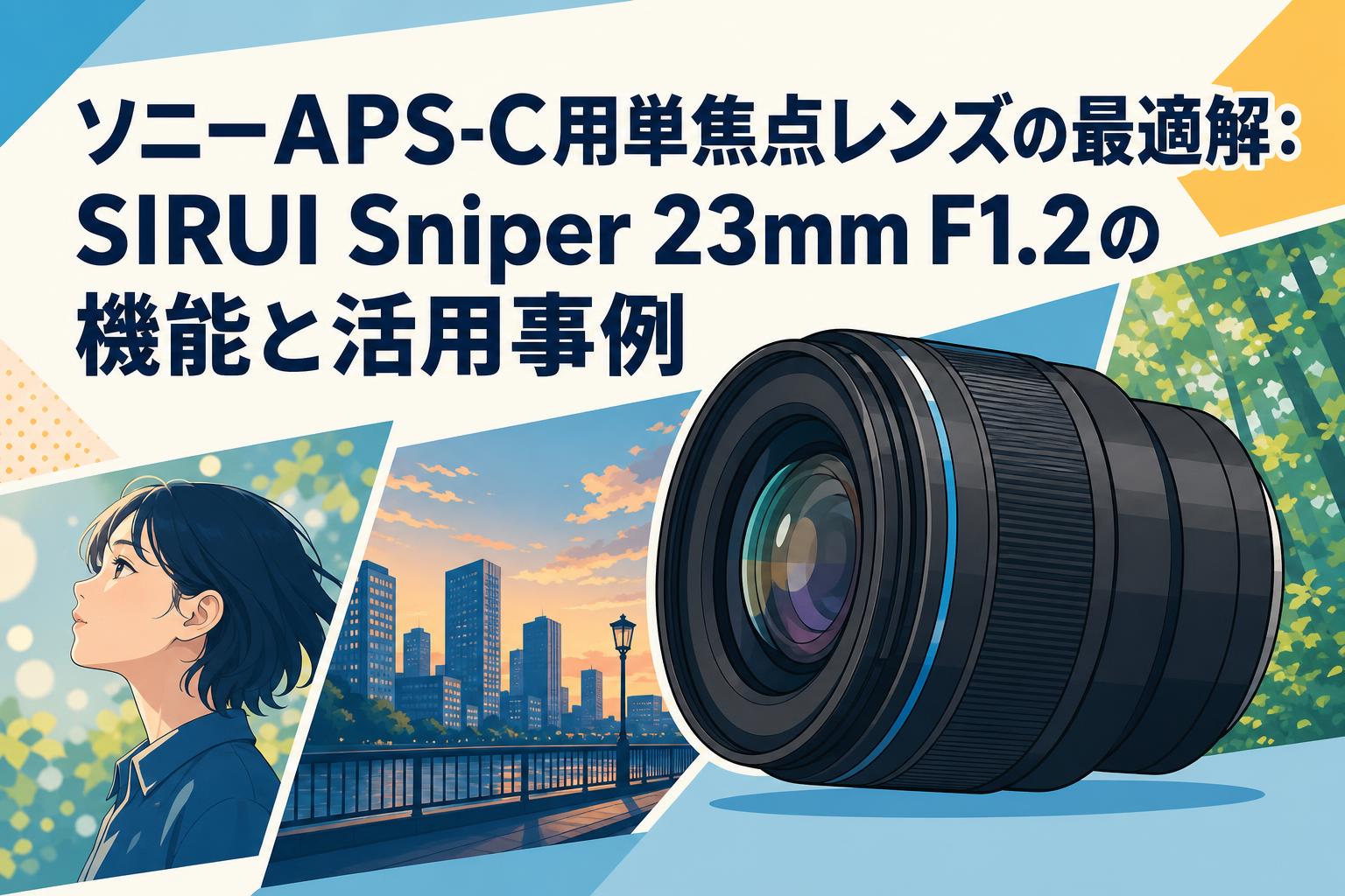 ソニーAPS-C用単焦点レンズの最適解：SIRUI Sniper 23mm F1.2の機能と
