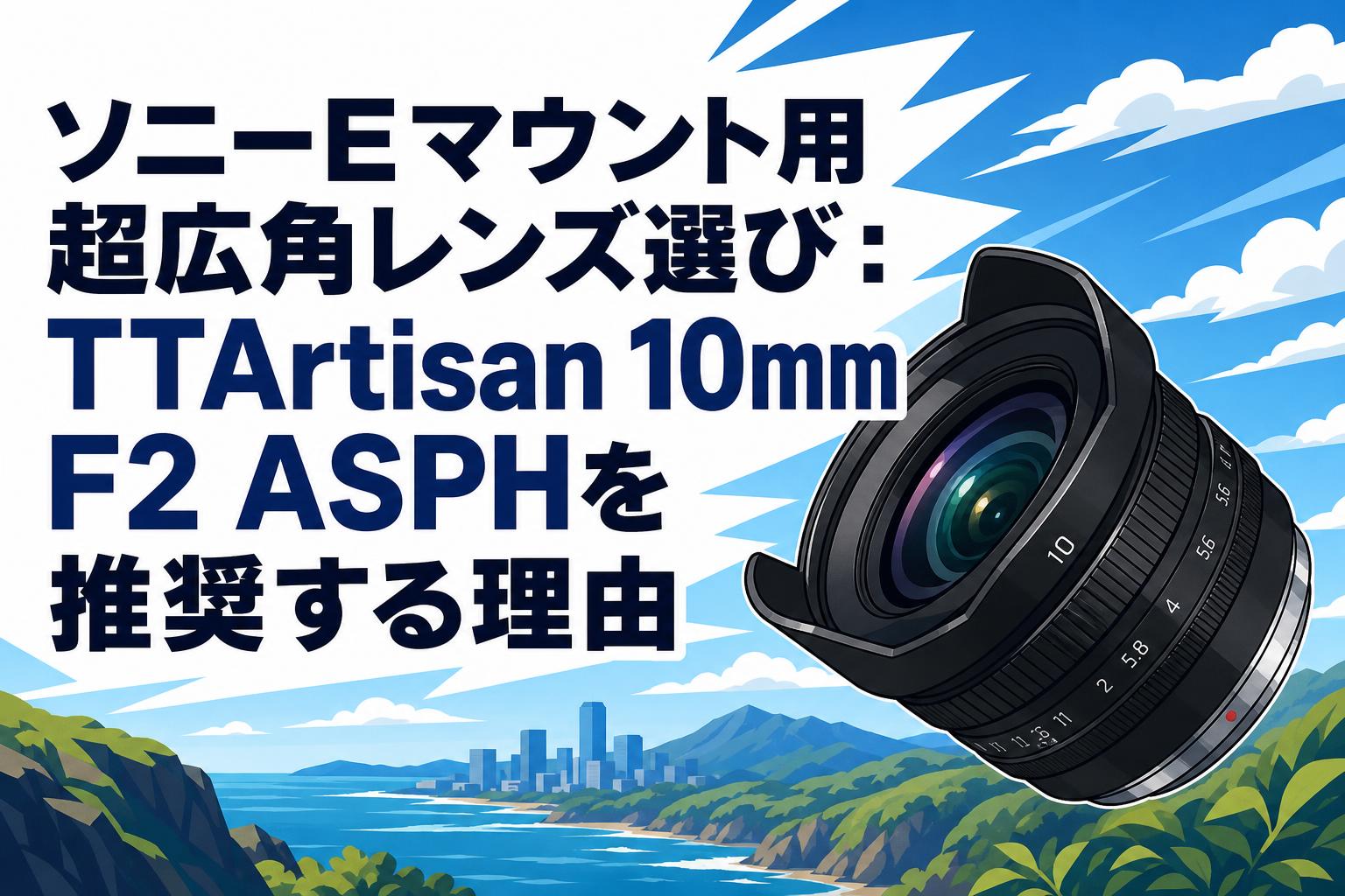 ソニーEマウント用超広角レンズ選び：TTArtisan 10mm F2 ASPHを推奨