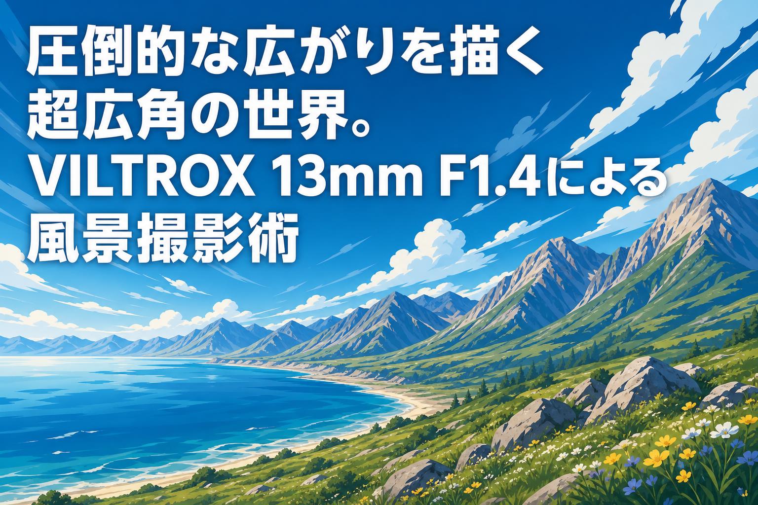圧倒的な広がりを描く超広角の世界。VILTROX 13mm F1.4による風景撮影