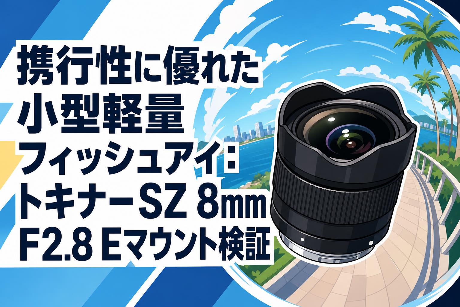 携行性に優れた小型軽量フィッシュアイ：トキナー SZ 8mm F2.8 E