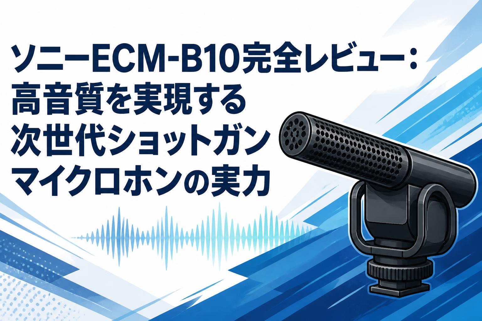 ソニーECM-B10完全レビュー：高音質を実現する次世代ショットガン