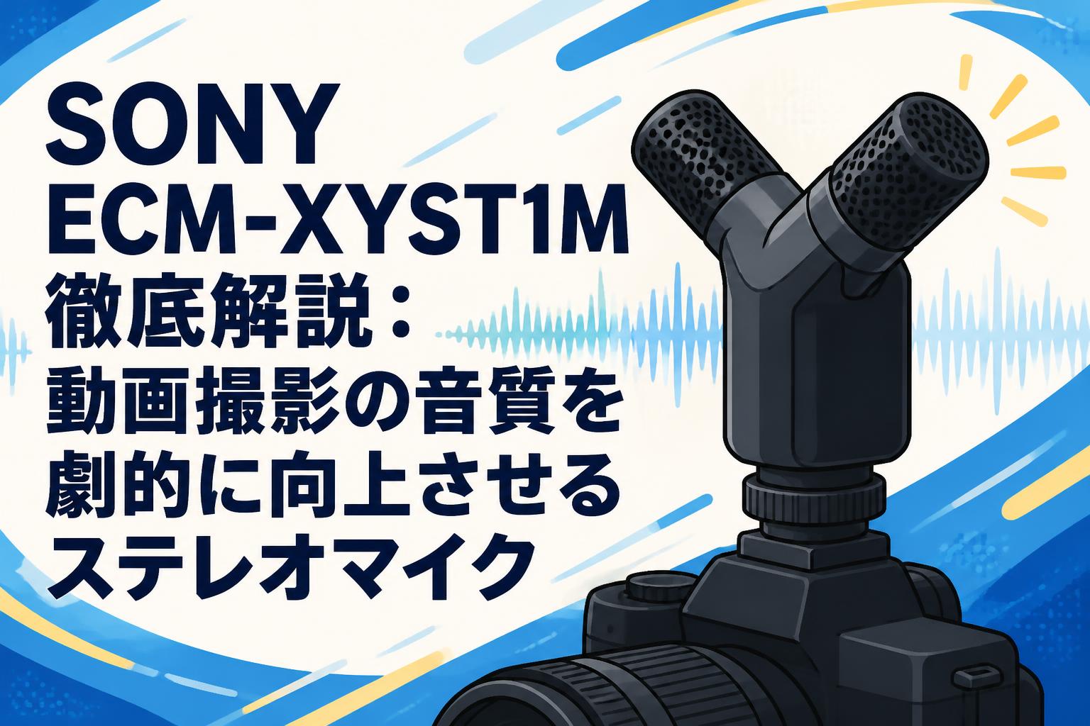 SONY ECM-XYST1M徹底解説：動画撮影の音質を劇的に向上させるステレオ