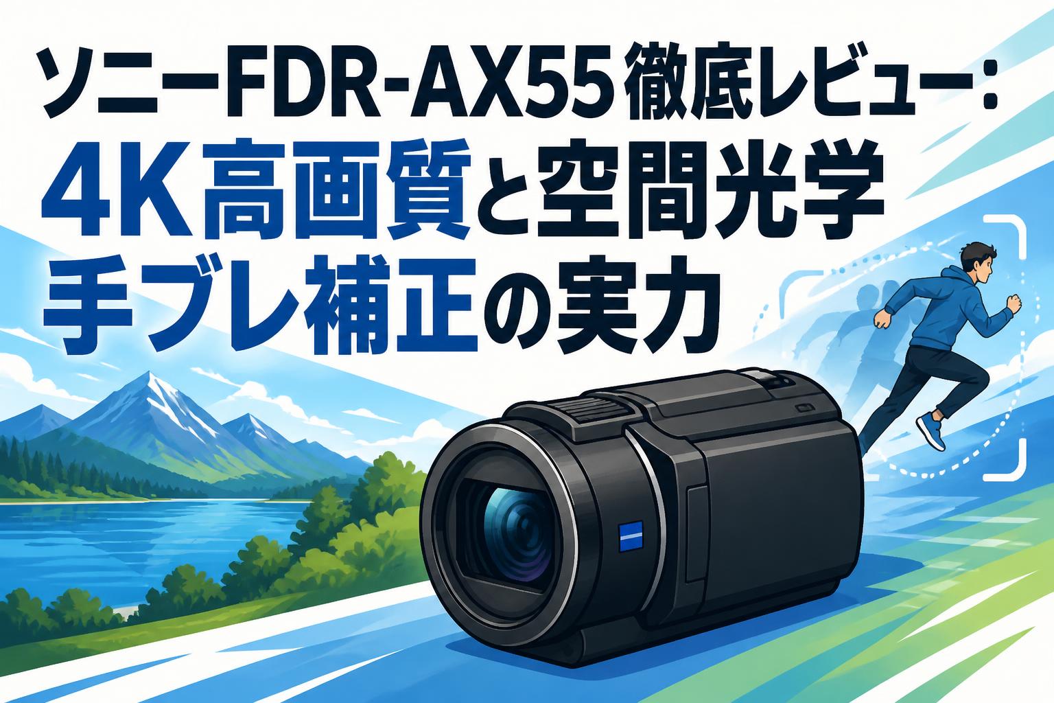 SONY FDR-AX55 動作確認済み ソニーFDR-AX55徹底レビュー：4K高画質と空間光学手ブレ補正の実力