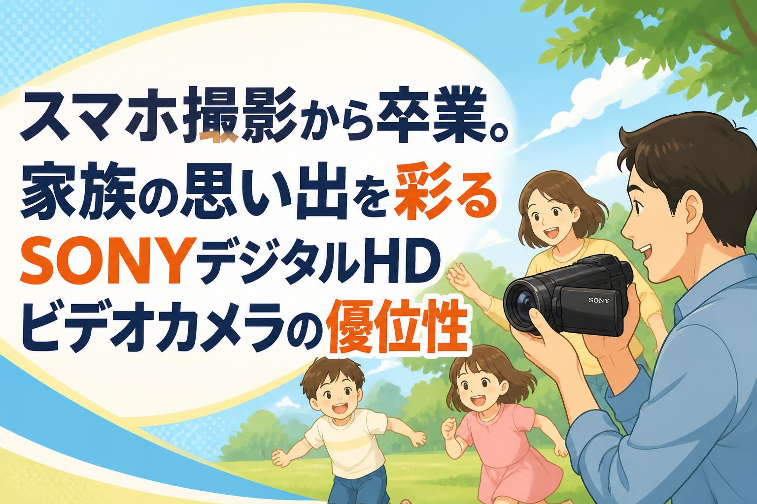 スマホ撮影から卒業。家族の思い出を彩るSONYデジタルHDビデオカメラの