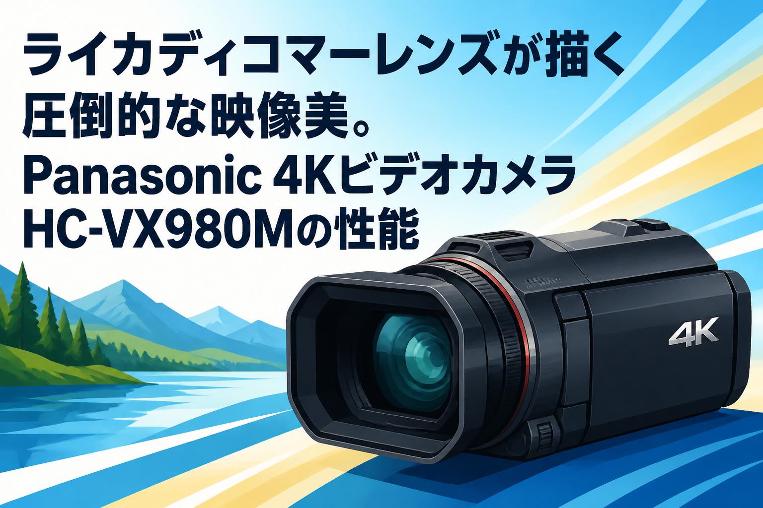 あみママPanasonic ビデオカメラ ライカディコマーレンズが描く圧倒的な映像美。Panasonic 4Kビデオ