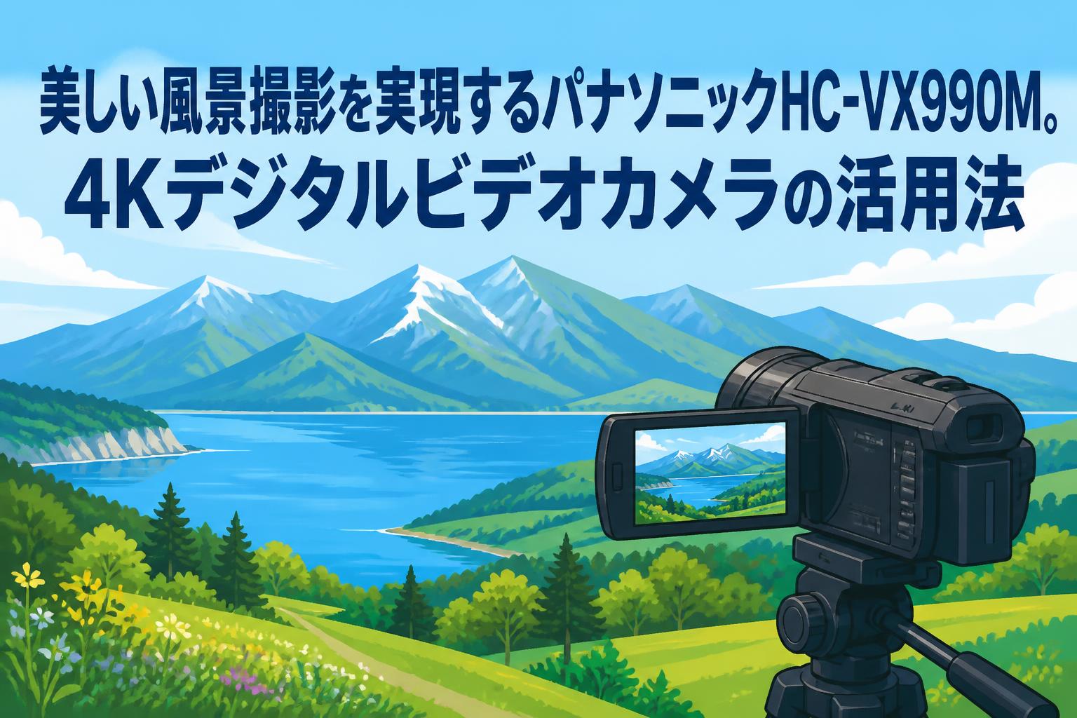 美しい風景撮影を実現するパナソニックHC-VX990M。4Kデジタルビデオ