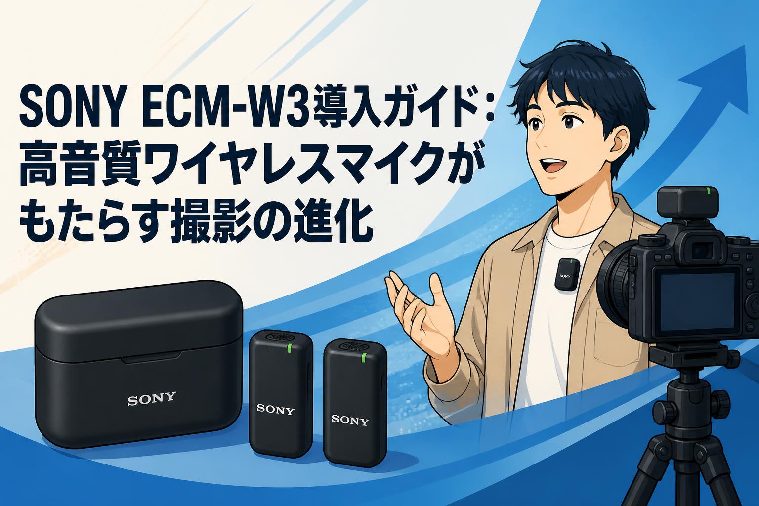 SONY ECM-W3導入ガイド：高音質ワイヤレスマイクがもたらす撮影の進化