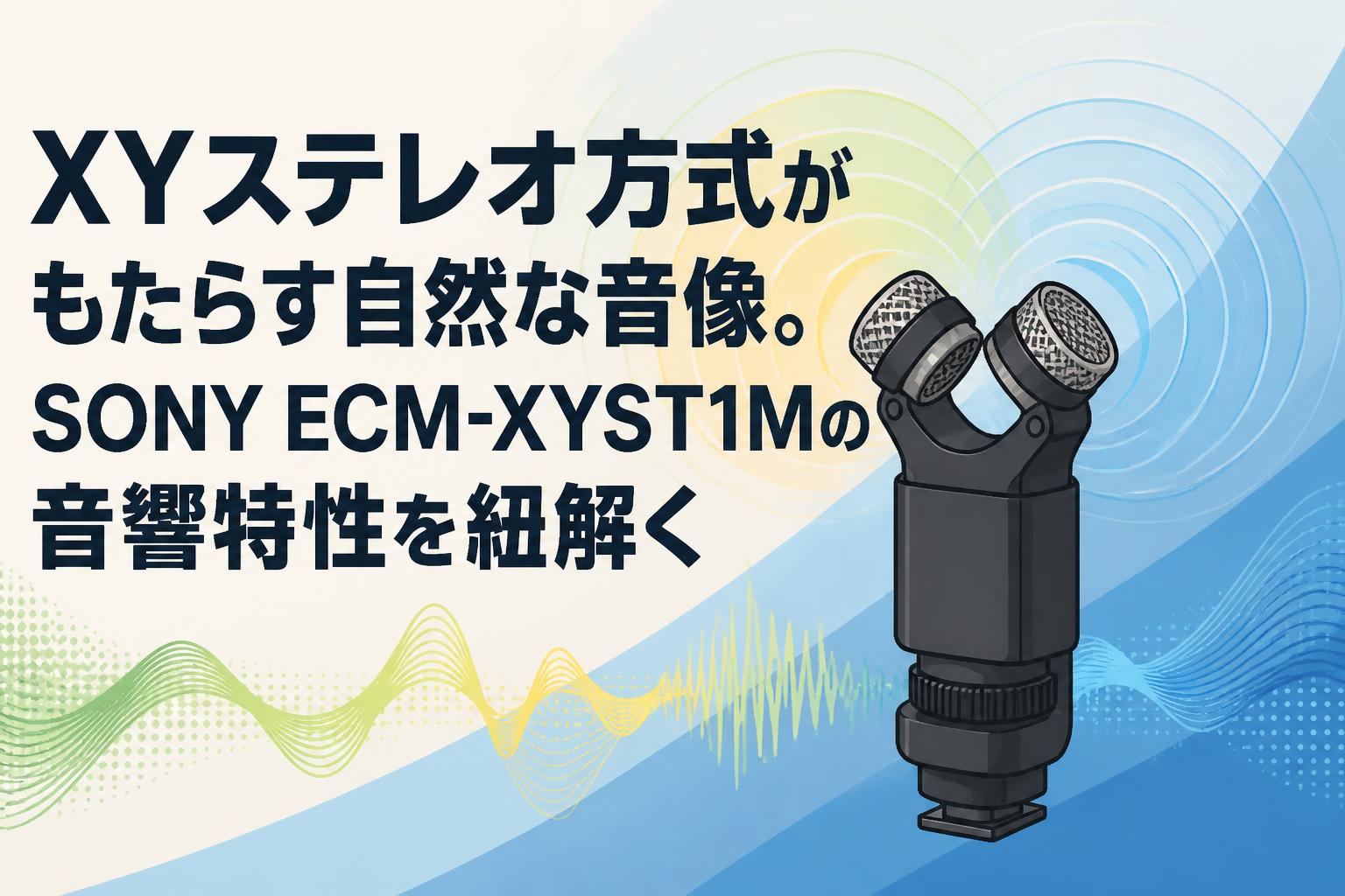 XYステレオ方式がもたらす自然な音像。SONY ECM-XYST1Mの音響特性を