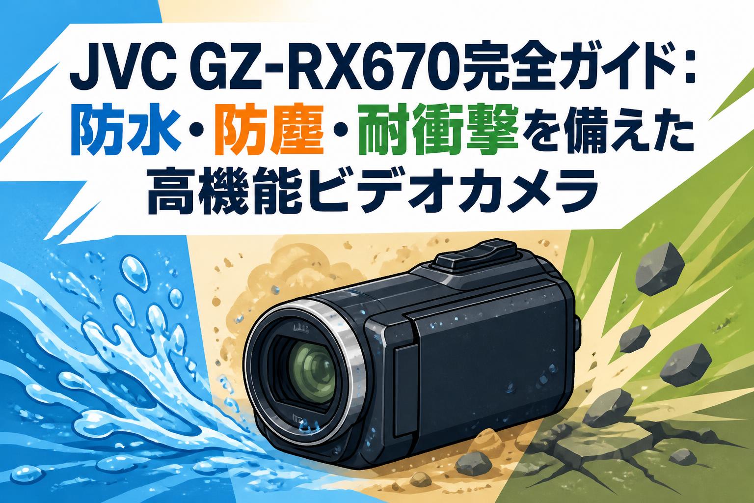 JVC GZ-RX670完全ガイド：防水・防塵・耐衝撃を備えた高機能ビデオ