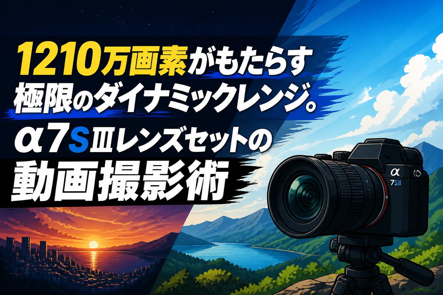 【動画撮影フルセット】Sony α7SⅢ （Tamronレンズ その他） 1210万画素がもたらす極限のダイナミックレンジ。α7SⅢレンズセットの