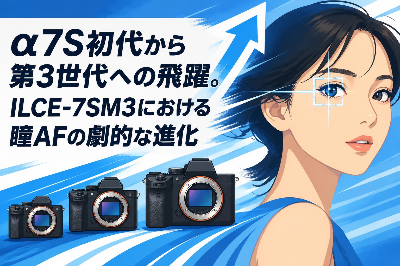 α7S初代から第3世代への飛躍。ILCE-7SM3における瞳AFの劇的な進化
