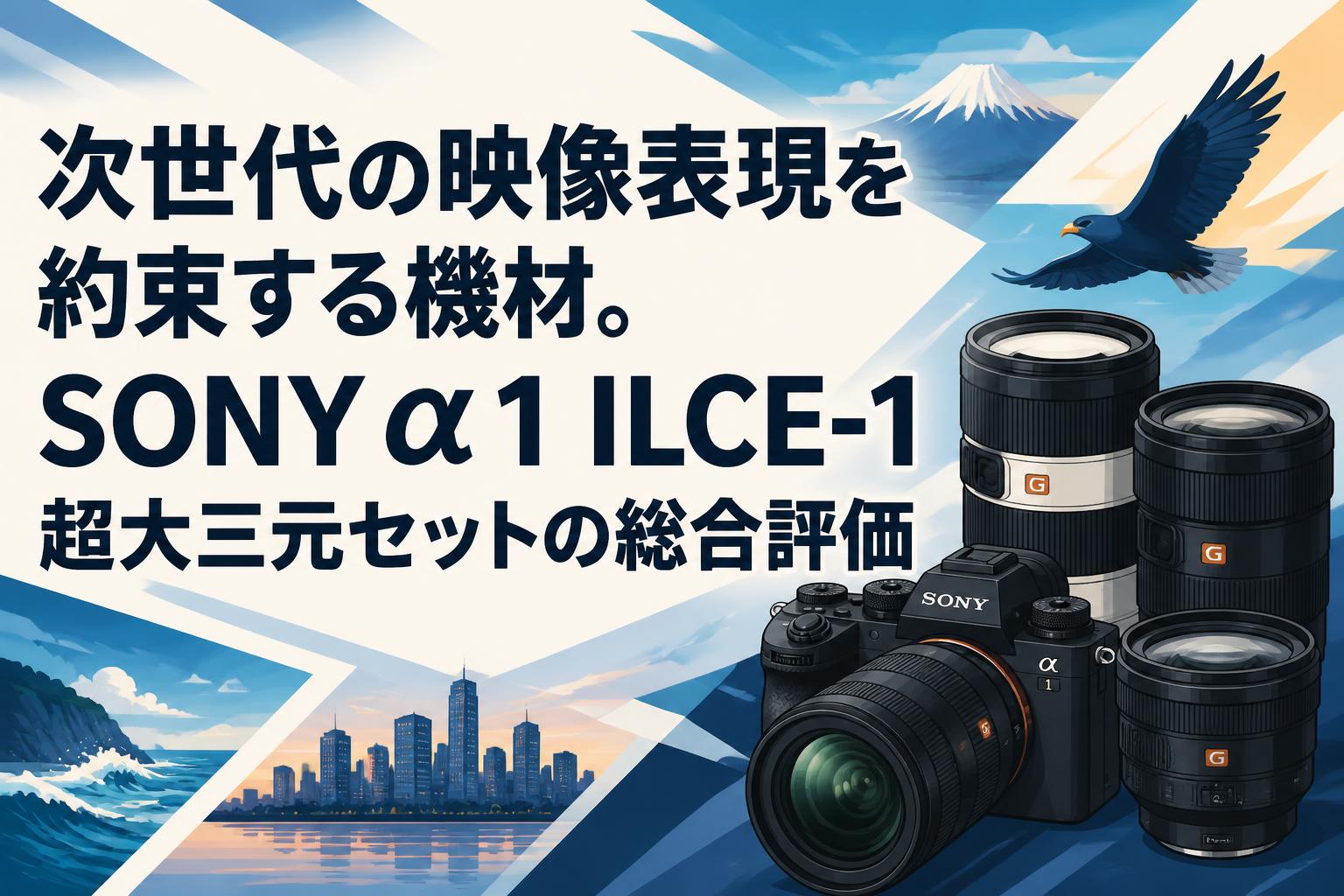 次世代の映像表現を約束する機材。SONY α1 ILCE-1 超大三元セットの