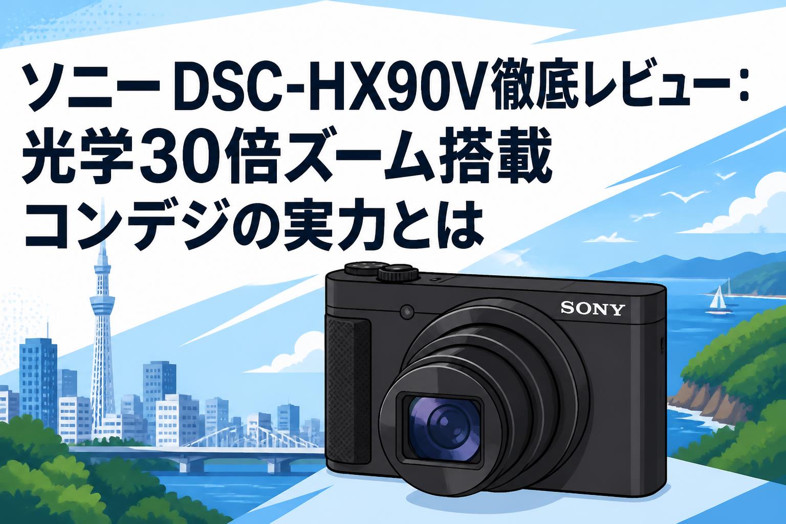 ソニー DSC-HX90V徹底レビュー：光学30倍ズーム搭載コンデジの実力とは