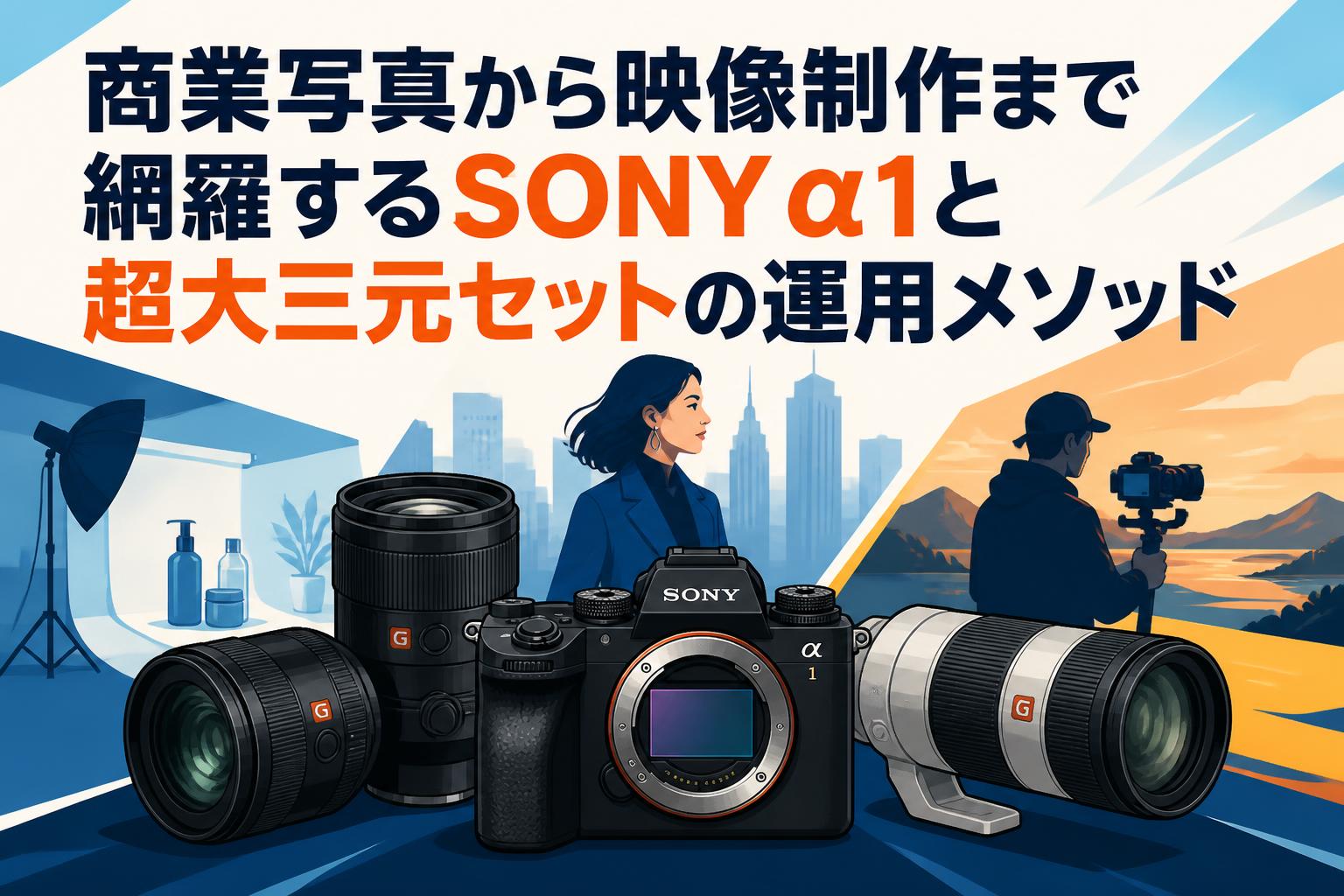 商業写真から映像制作まで網羅するSONY α1と超大三元セットの運用