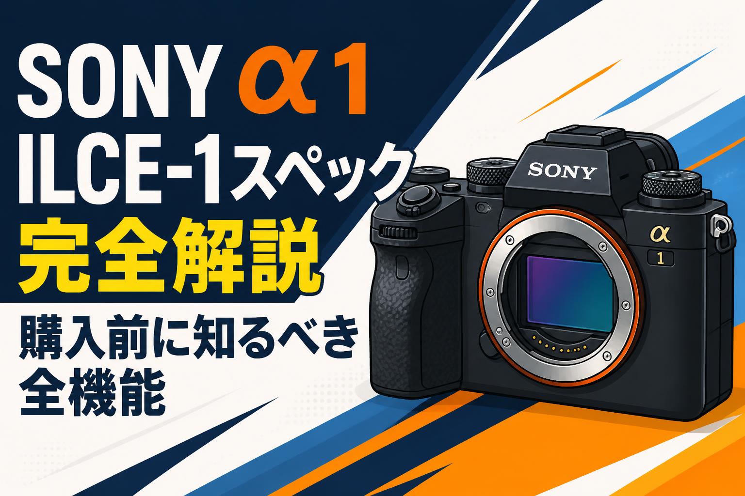 SONY α1 ILCE-1スペック完全解説 購入前に知るべき全機能 | PANDA