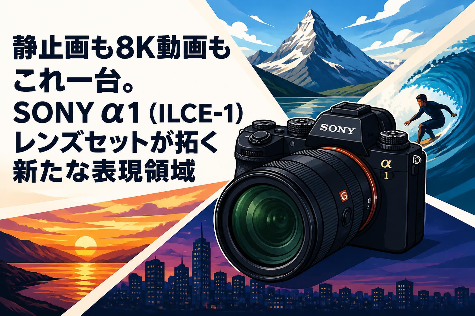 静止画も8K動画もこれ一台。SONY α1（ILCE-1）レンズセットが拓く新た