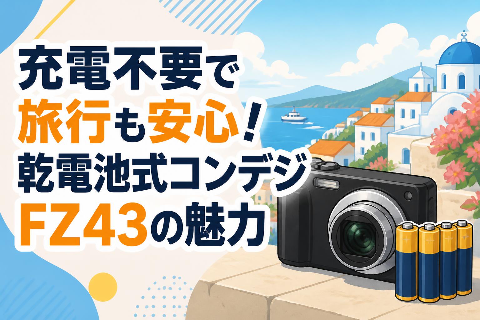 充電不要で旅行も安心！乾電池式コンデジFZ43の魅力 | PANDA TIMES