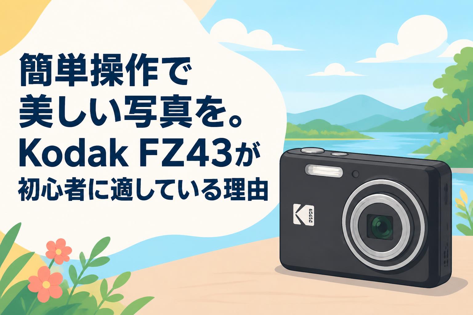 簡単操作で美しい写真を。Kodak FZ43が初心者に適している理由 | PANDA