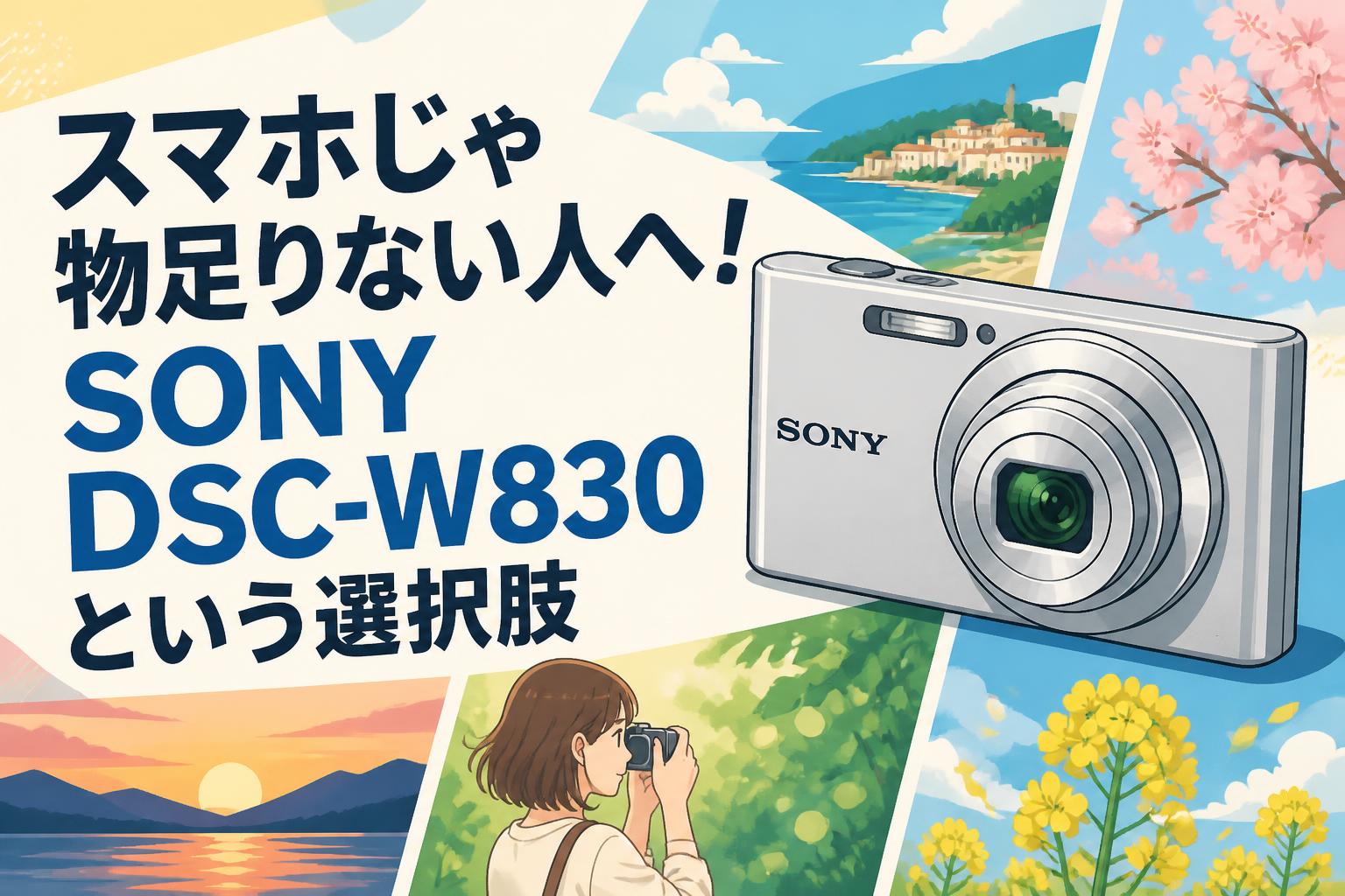 スマホじゃ物足りない人へ！SONY DSC-W830という選択肢 | PANDA TIMES