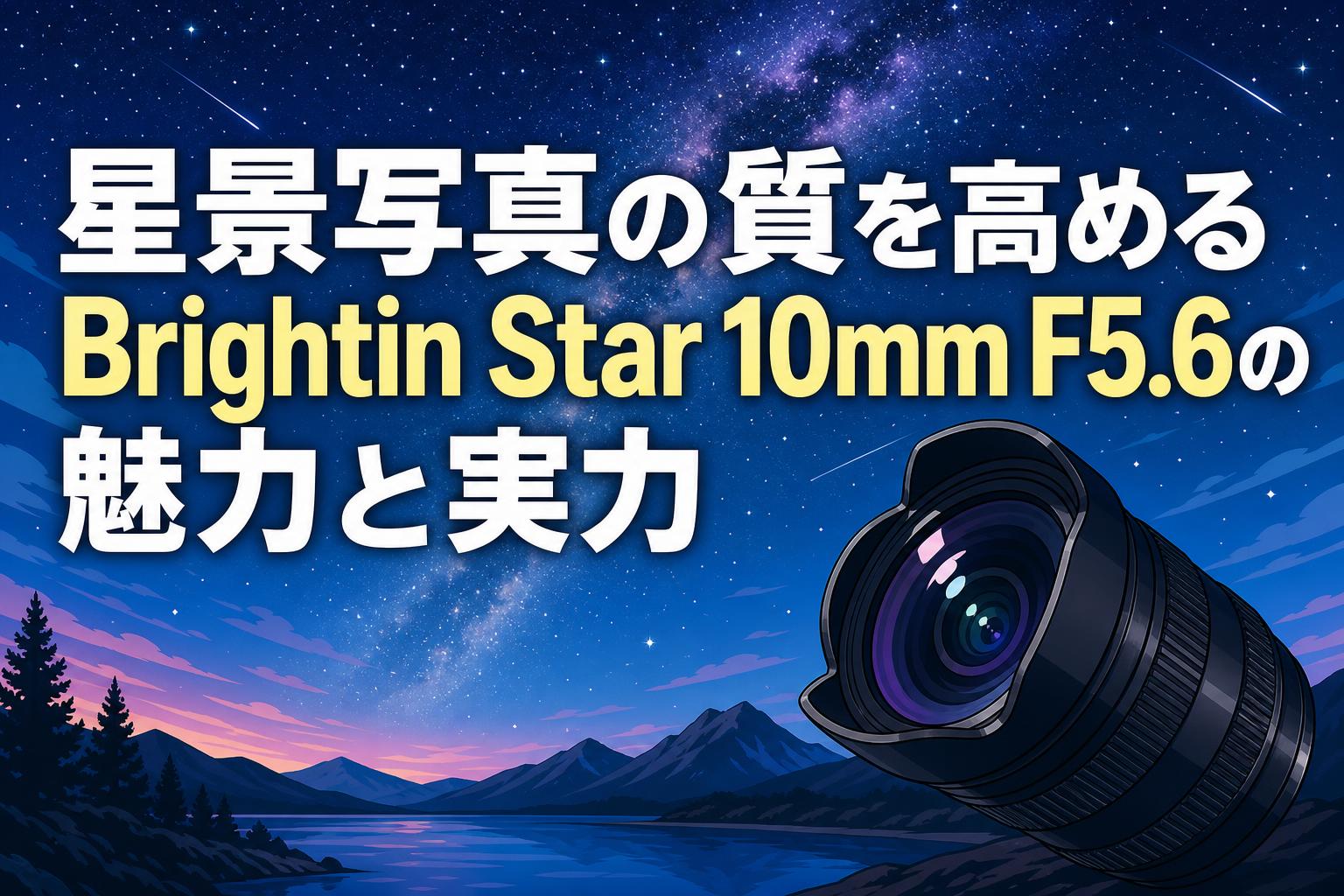 星景写真の質を高めるBrightin Star 10mm F5.6の魅力と実力 | PANDA