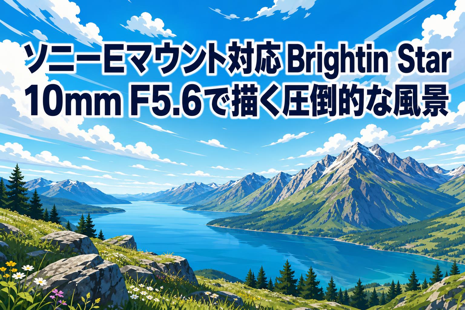 ソニーEマウント対応Brightin Star 10mm F5.6で描く圧倒的な風景