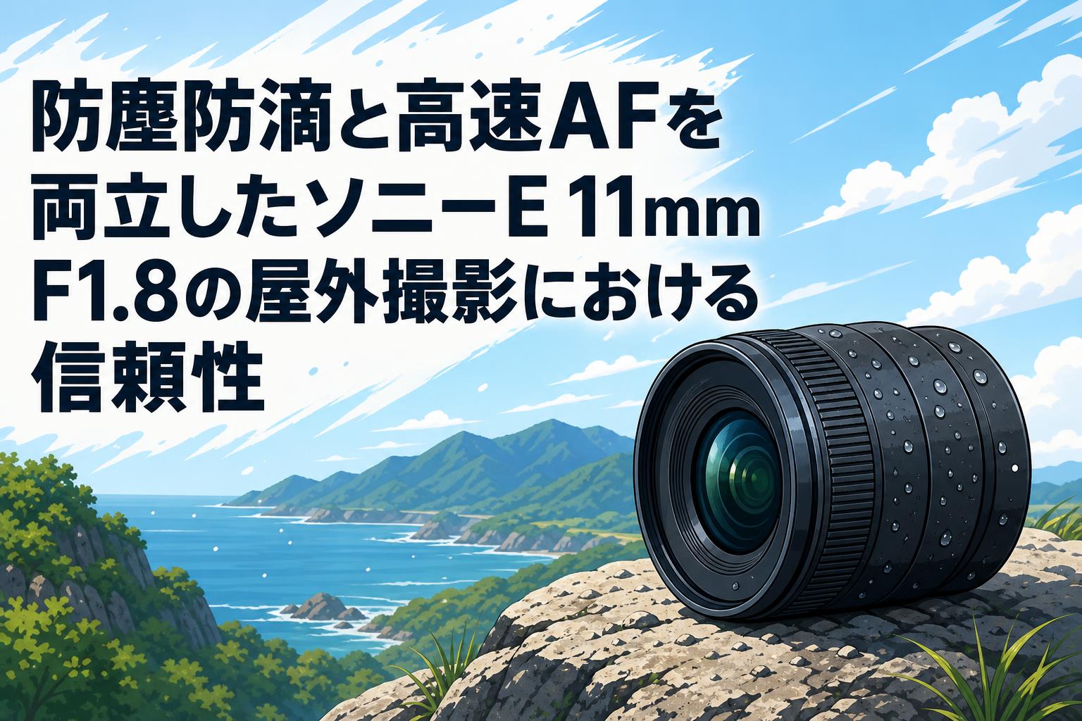 防塵防滴と高速AFを両立したソニーE 11mm F1.8の屋外撮影における信頼