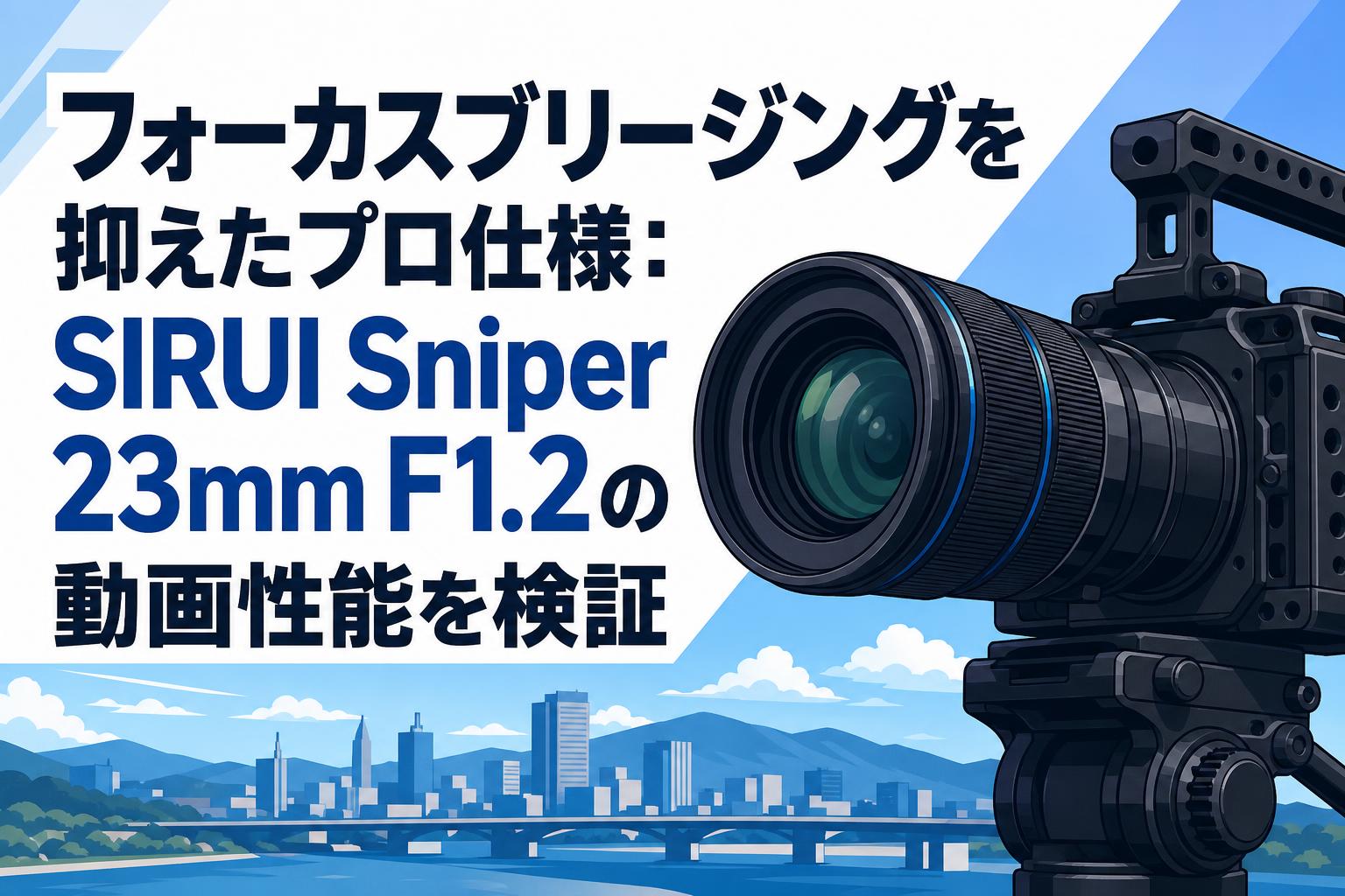 フォーカスブリージングを抑えたプロ仕様：SIRUI Sniper 23mm F1.2の