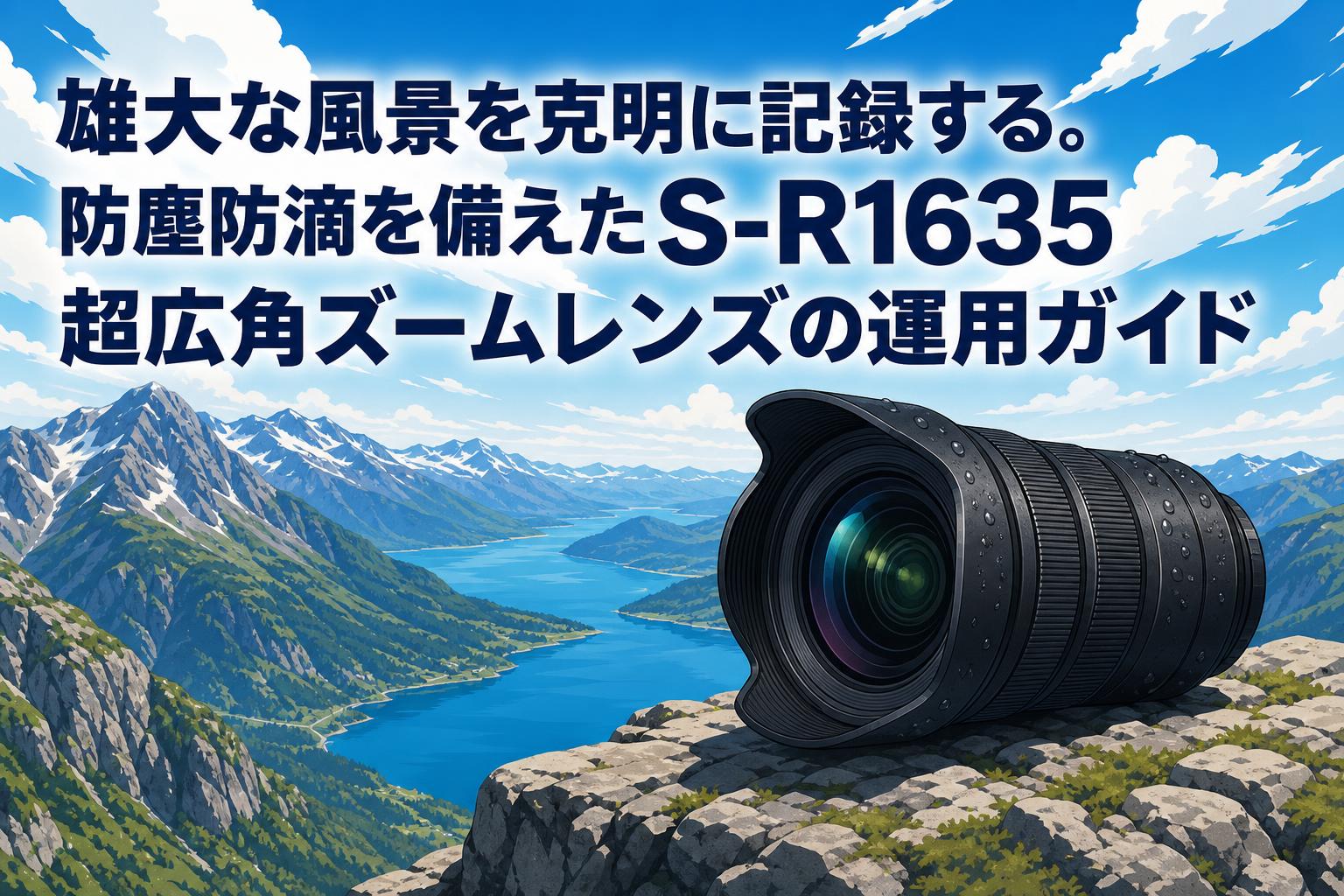 レンズ(ズーム) Suetsu 雄大な風景を克明に記録する。防塵防滴を備えたS-R1635超広角ズーム