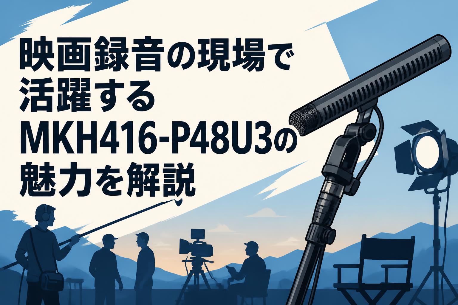 映画録音の現場で活躍するMKH416-P48U3の魅力を解説 | PANDA TIMES