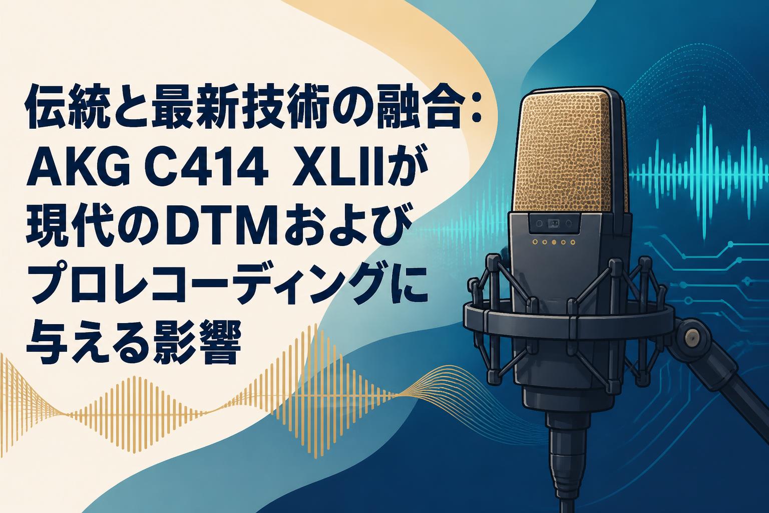 伝統と最新技術の融合：AKG C414 XLIIが現代のDTMおよびプロ