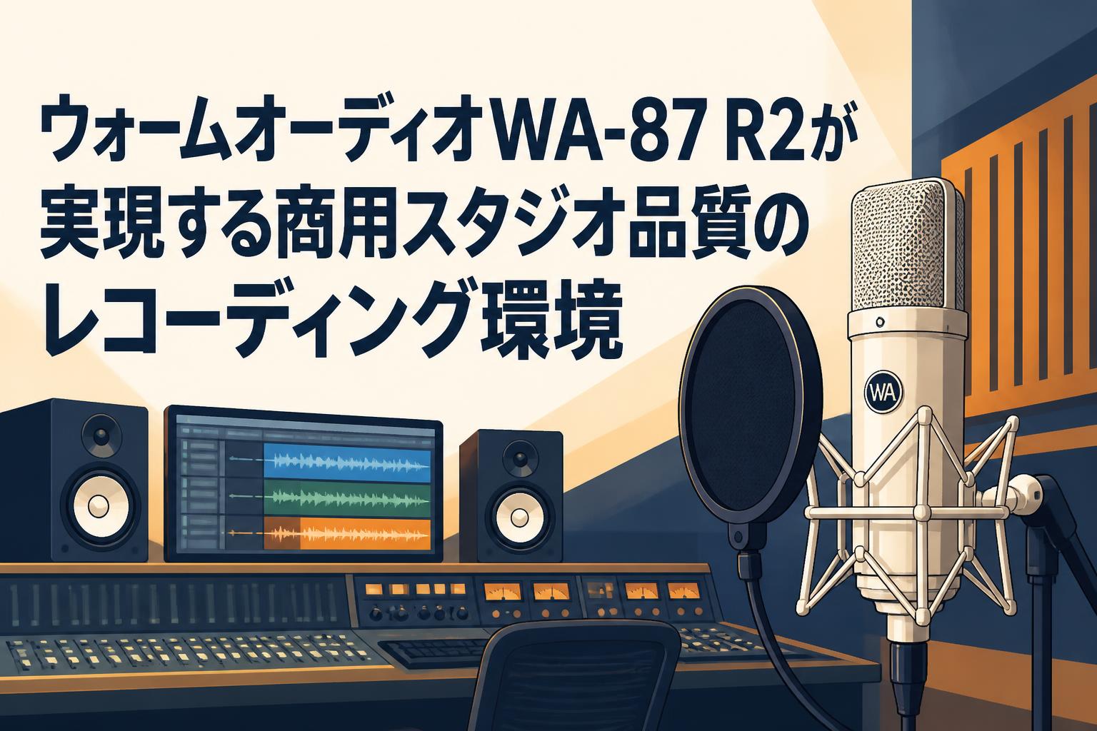 ウォームオーディオWA-87 R2が実現する商用スタジオ品質の