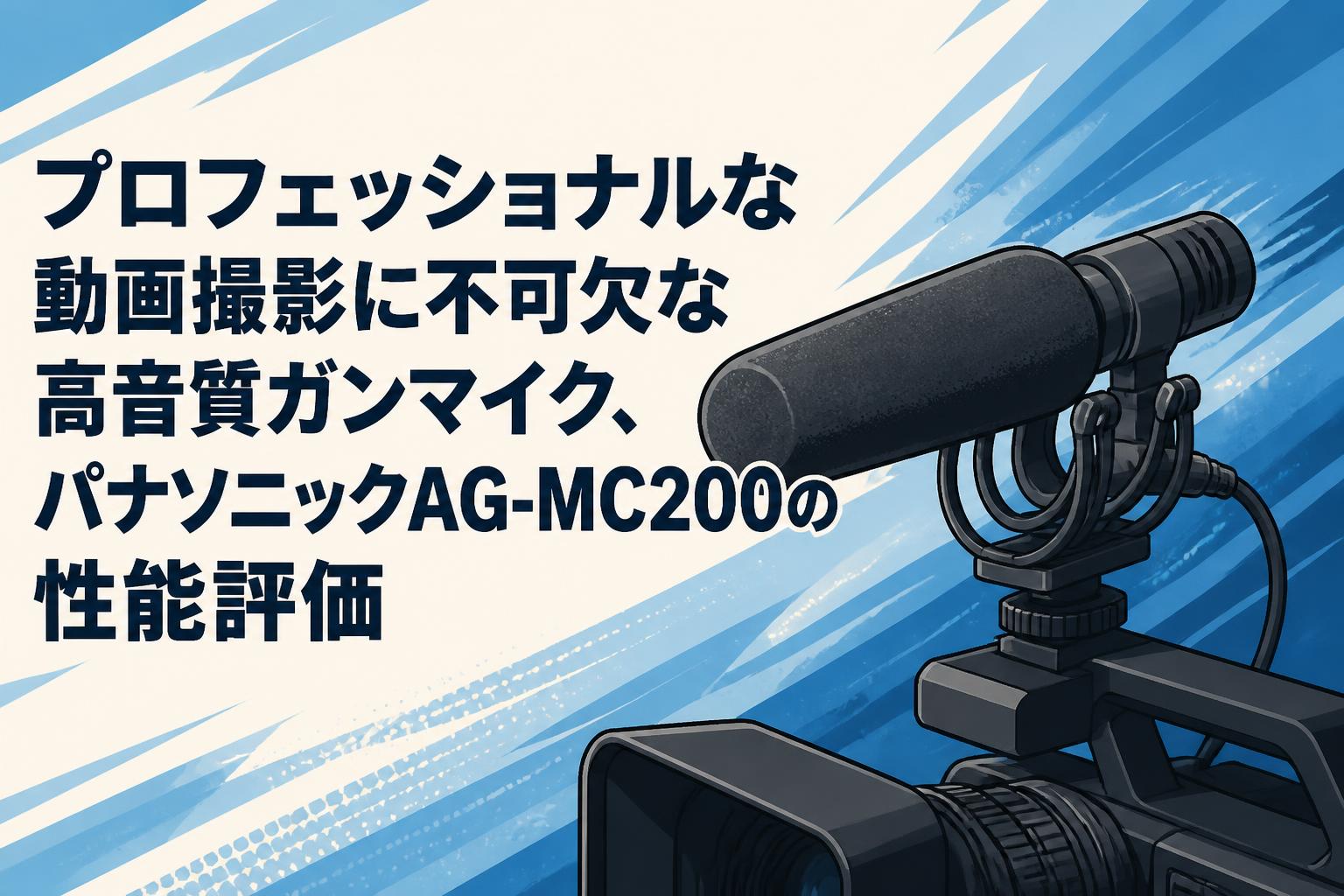 プロフェッショナルな動画撮影に不可欠な高音質ガンマイク