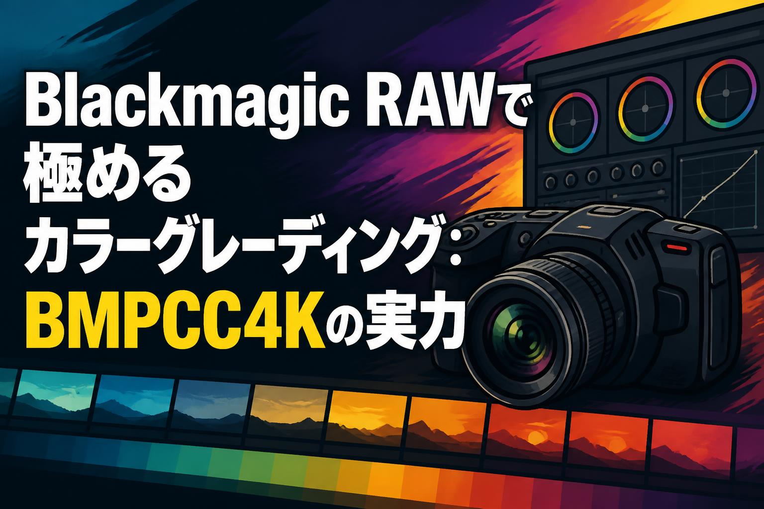 Blackmagic RAWで極めるカラーグレーディング：BMPCC4Kの実力 | PANDA