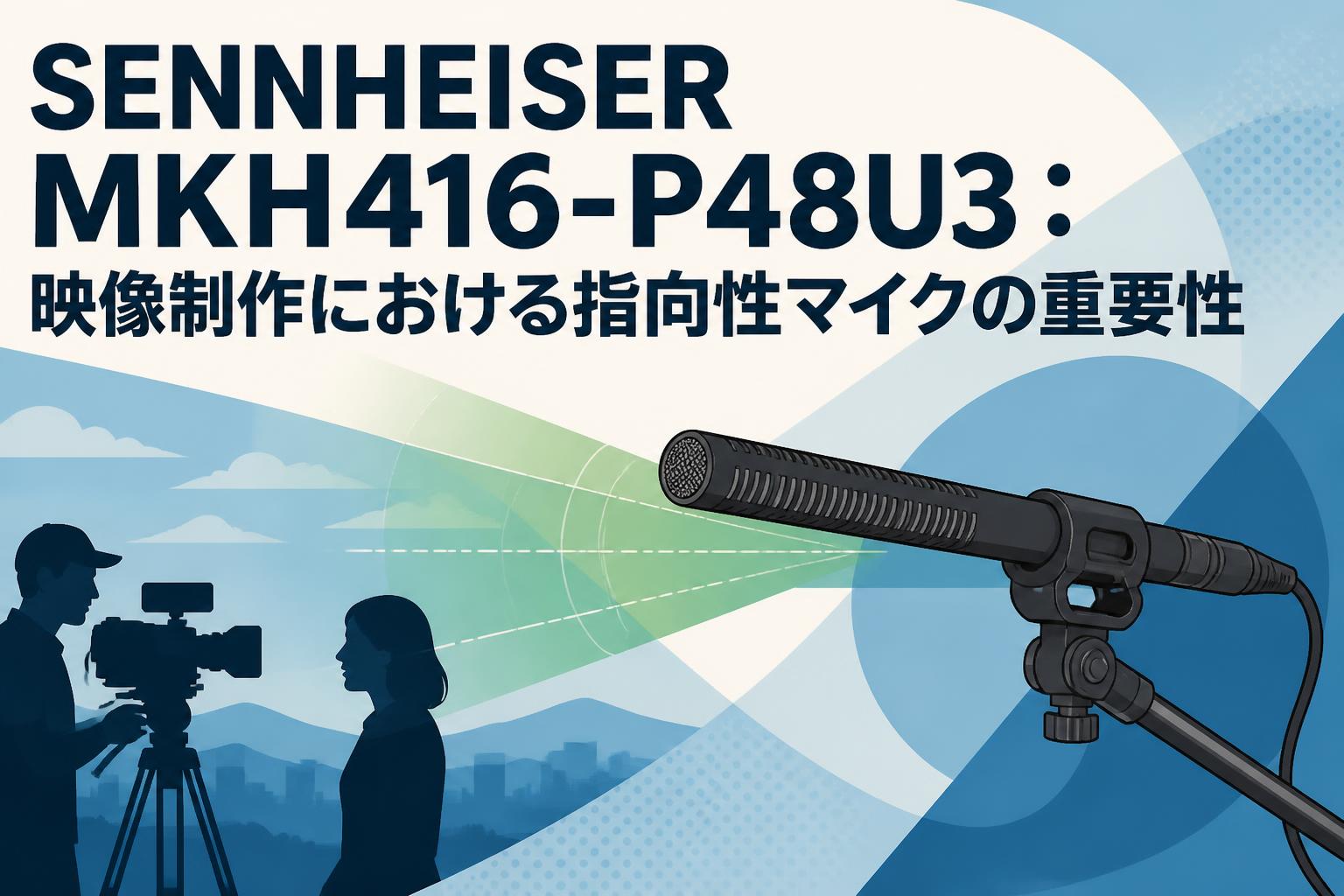 SENNHEISER MKH416-P48U3：映像制作における指向性マイクの重要性