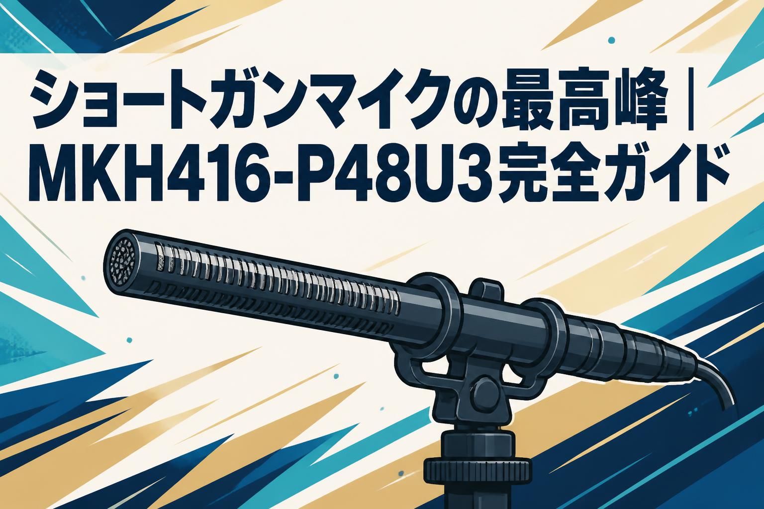 ショートガンマイクの最高峰｜MKH416-P48U3完全ガイド | PANDA TIMES