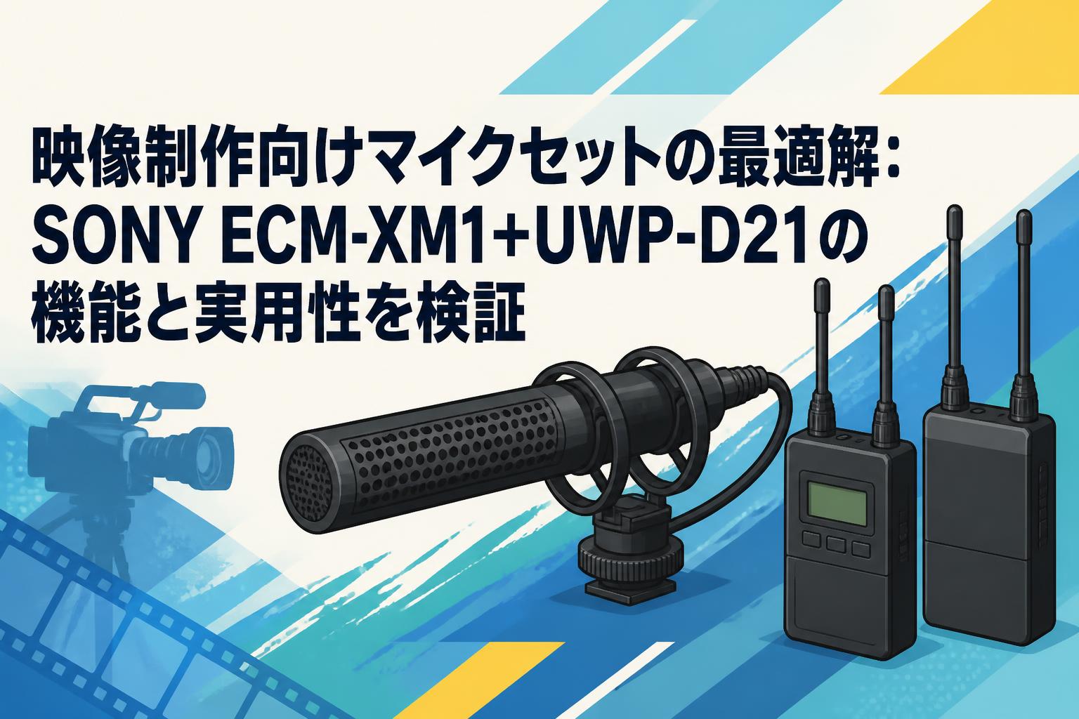 映像制作向けマイクセットの最適解：SONY ECM-XM1＋UWP-D21の機能と