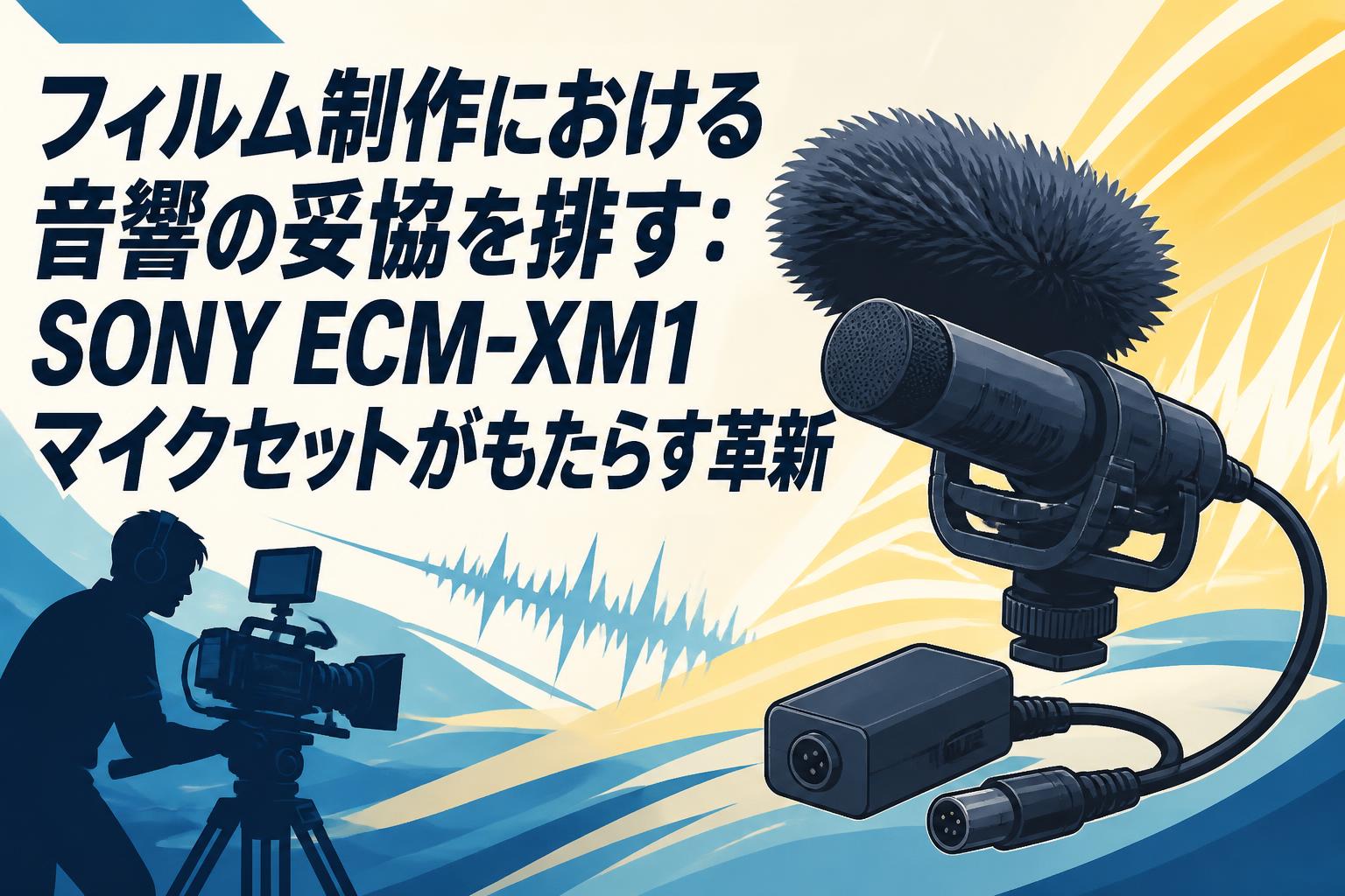 フィルム制作における音響の妥協を排す：SONY ECM-XM1マイクセットが
