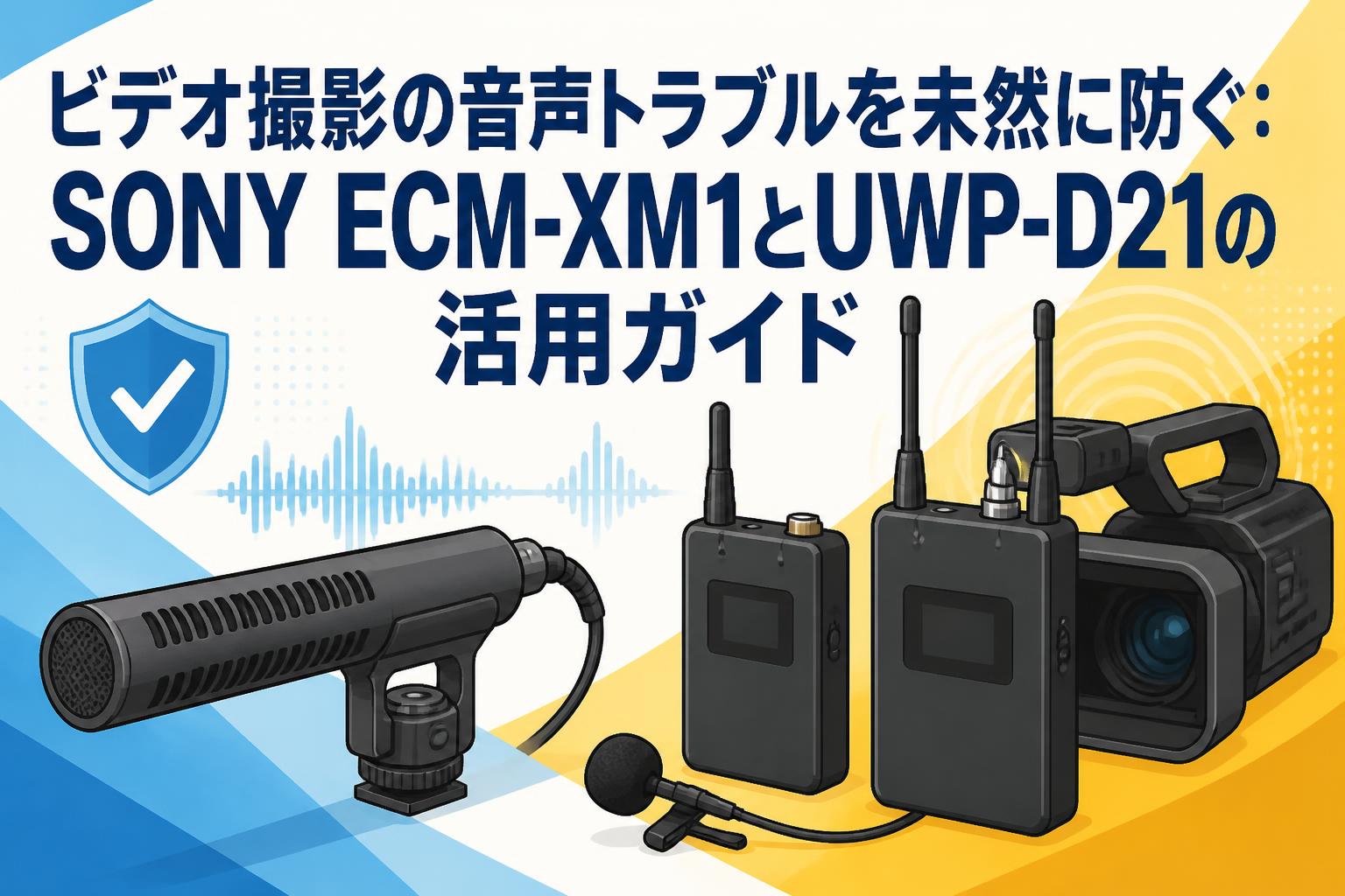 ビデオ撮影の音声トラブルを未然に防ぐ：SONY ECM-XM1とUWP-D21の活用