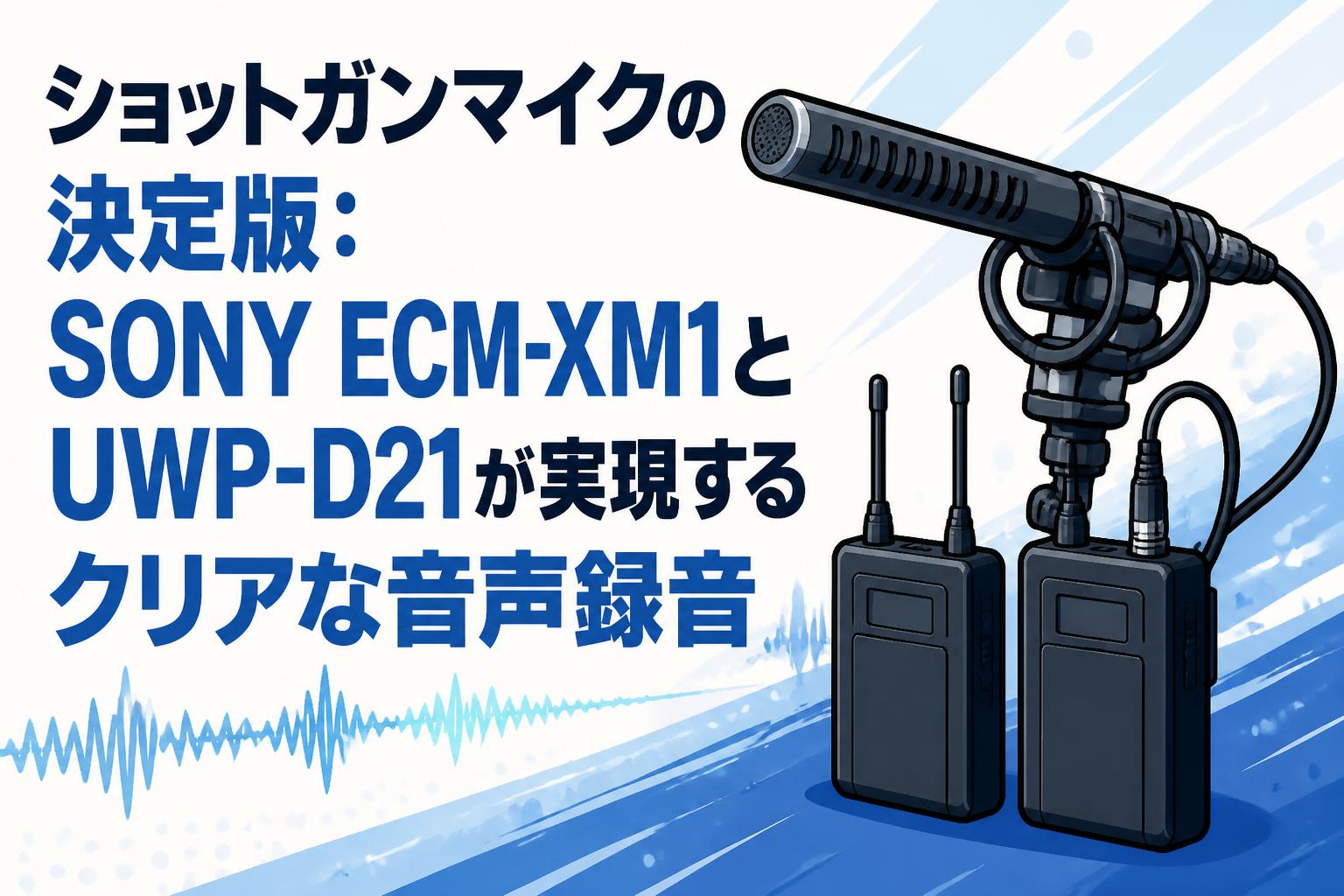 ショットガンマイクの決定版：SONY ECM-XM1とUWP-D21が実現するクリア