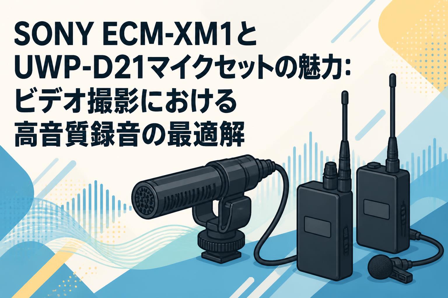 SONY ECM-XM1とUWP-D21マイクセットの魅力：ビデオ撮影における高音質