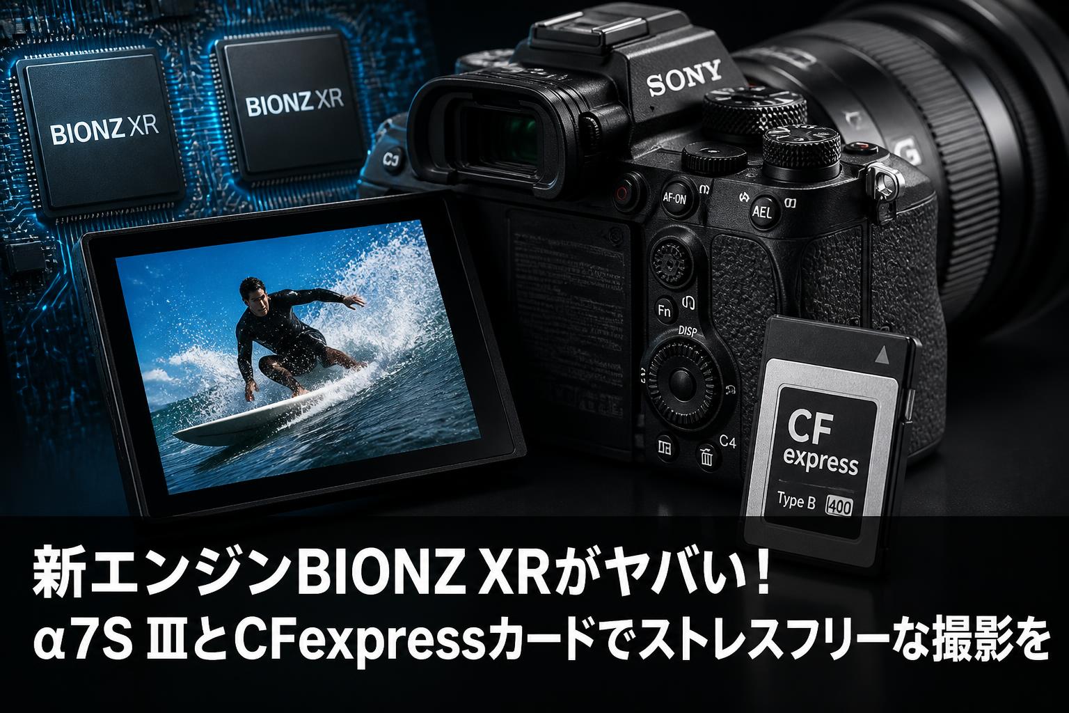 新エンジンBIONZ XRがヤバい！α7S ⅢとCFexpressカードでストレス