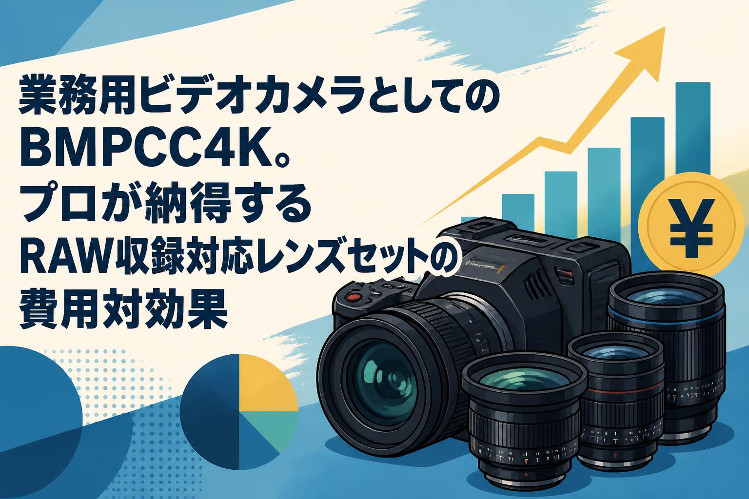 ビデオカメラ bmpcc4k 業務用ビデオカメラとしてのBMPCC4K。プロが納得するRAW収録対応レンズ
