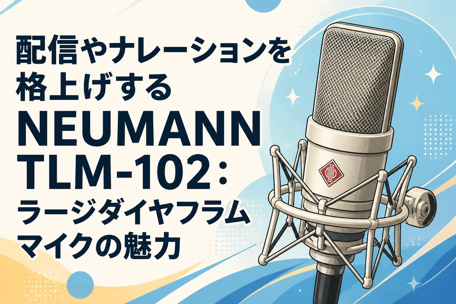 最高峰の宅録マイク】ノイマン TLM 102 ＋純正ショックマウント Amazon