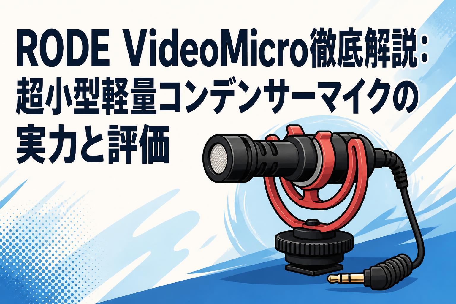 RODE VideoMicro徹底解説：超小型軽量コンデンサーマイクの実力と評価