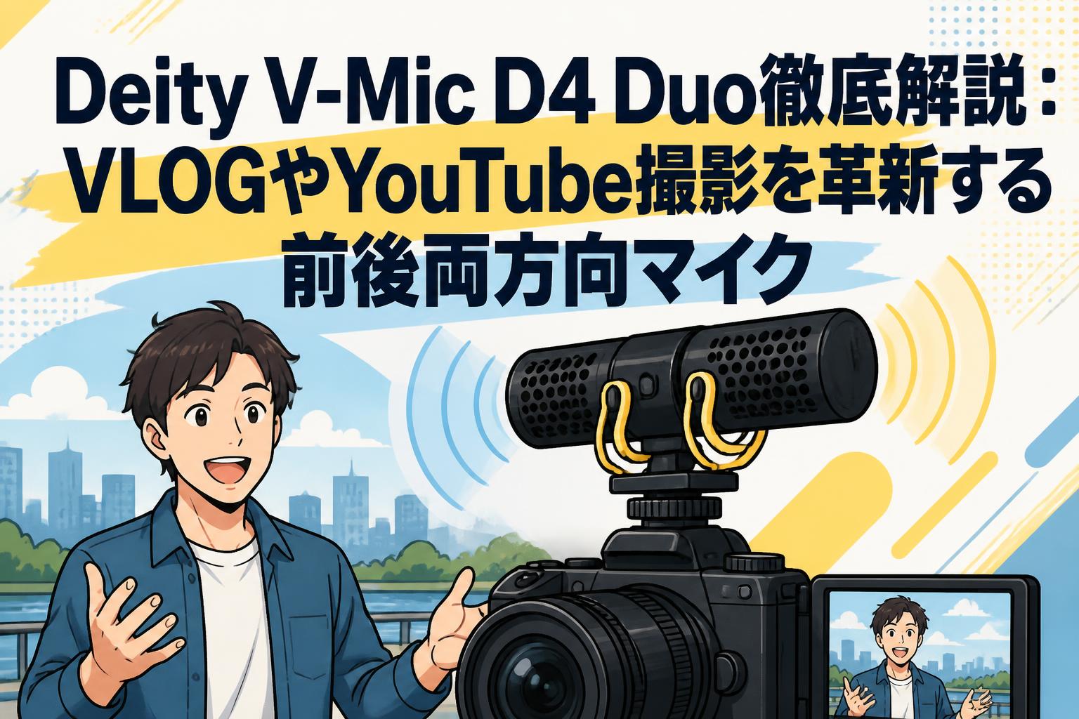 Deity V-Mic D4 Duo徹底解説：VLOGやYouTube撮影を革新する前後両方向