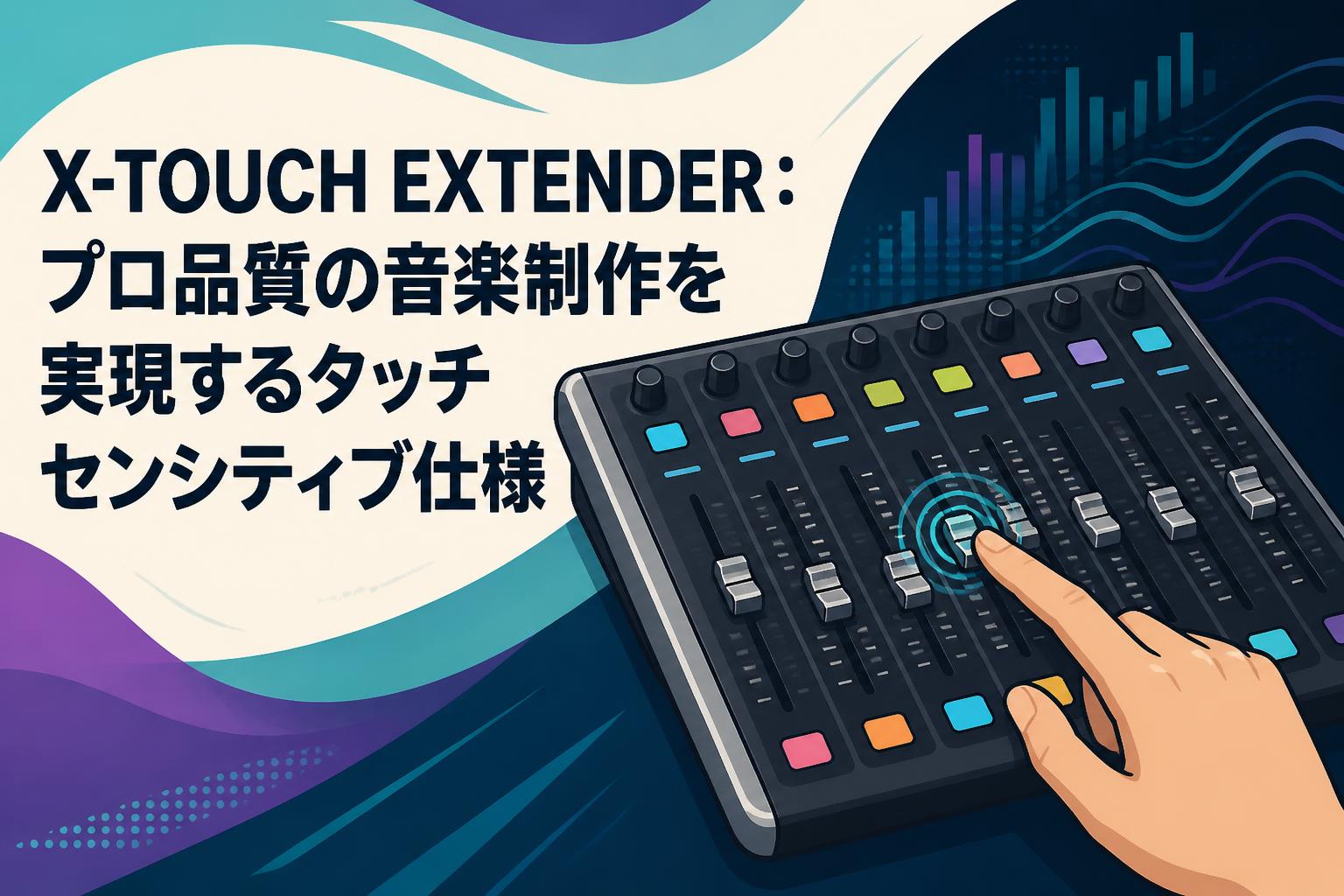 X-TOUCH EXTENDER：プロ品質の音楽制作を実現するタッチセンシティブ