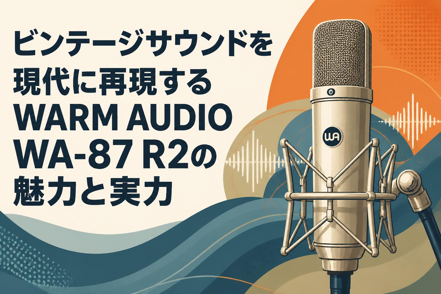 配信機器・PA機器・レコーディング機器 WARM AUDIO WA-87 ビンテージサウンドを現代に再現するWARM AUDIO WA-87 R2の魅力と実力