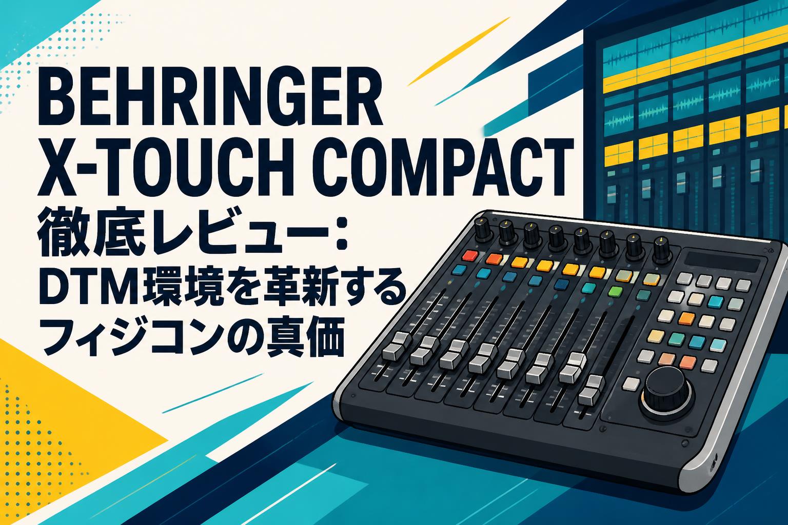 BEHRINGER X-TOUCH COMPACT徹底レビュー：DTM環境を革新するフィジコン