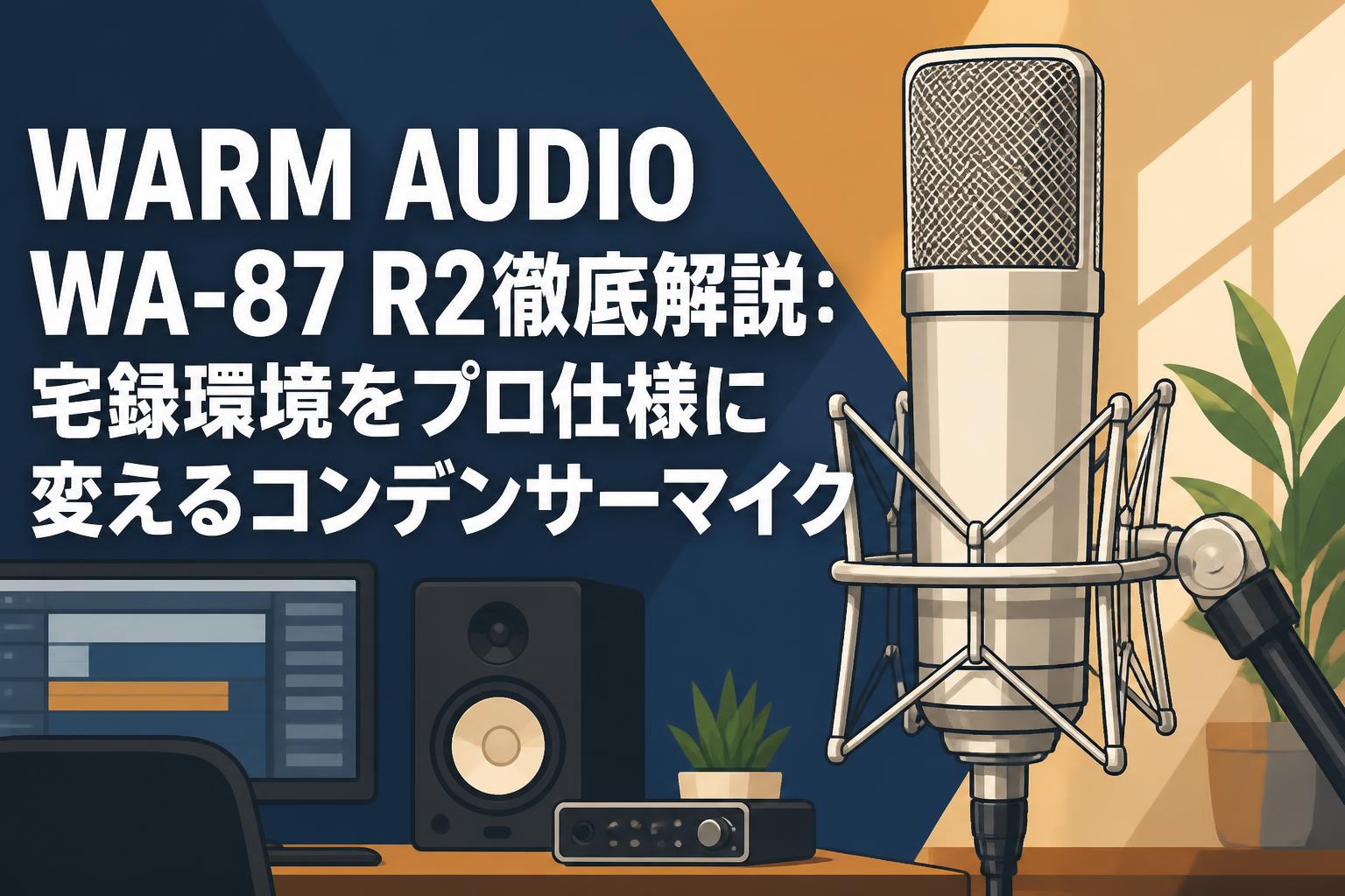 WARM AUDIO WA-87 R2徹底解説：宅録環境をプロ仕様に変える