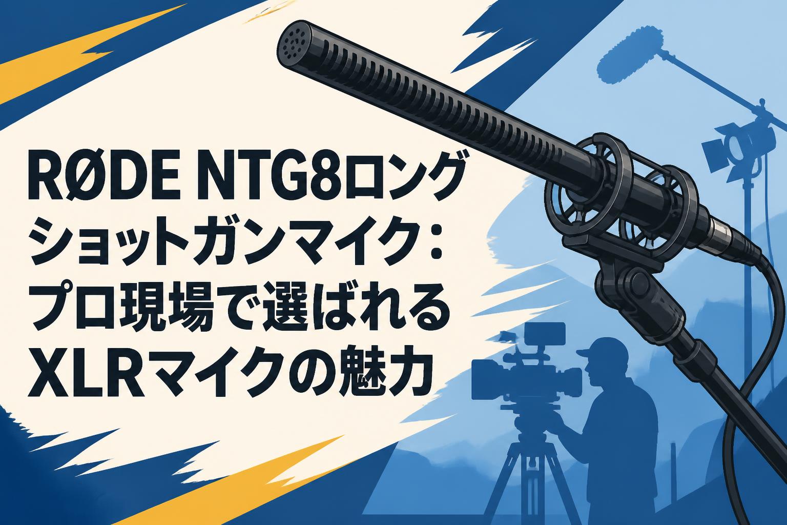 RØDE NTG8ロングショットガンマイク：プロ現場で選ばれるXLRマイクの